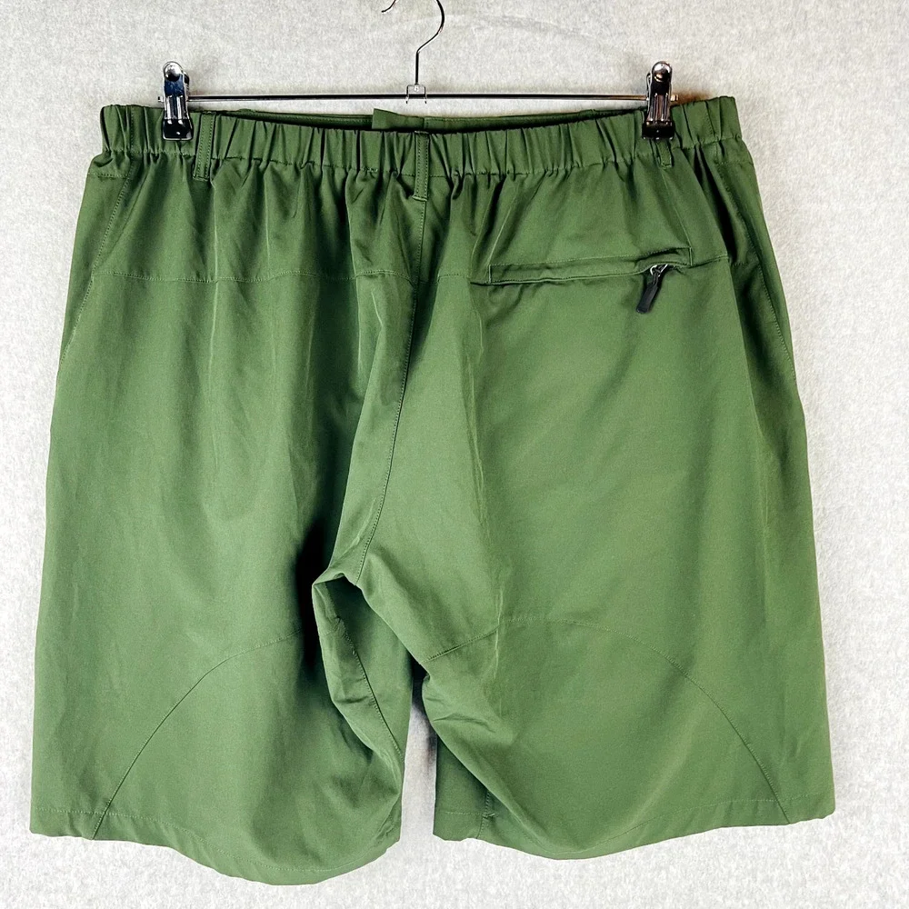 Little Donkey Andy Mens XL Stretch Quick Dry Cargo Shorts Hiking Camping Green - Picture 8 of 8